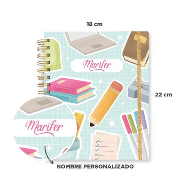 PLANNER ATEMPORAL - #1 School - Imagen 2