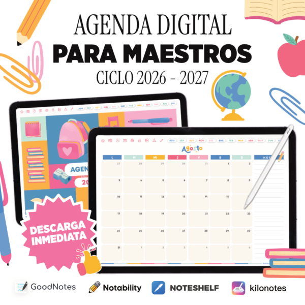 AGENDA DIGITAL MAESTROS 2026 - 2027 COLORFUL