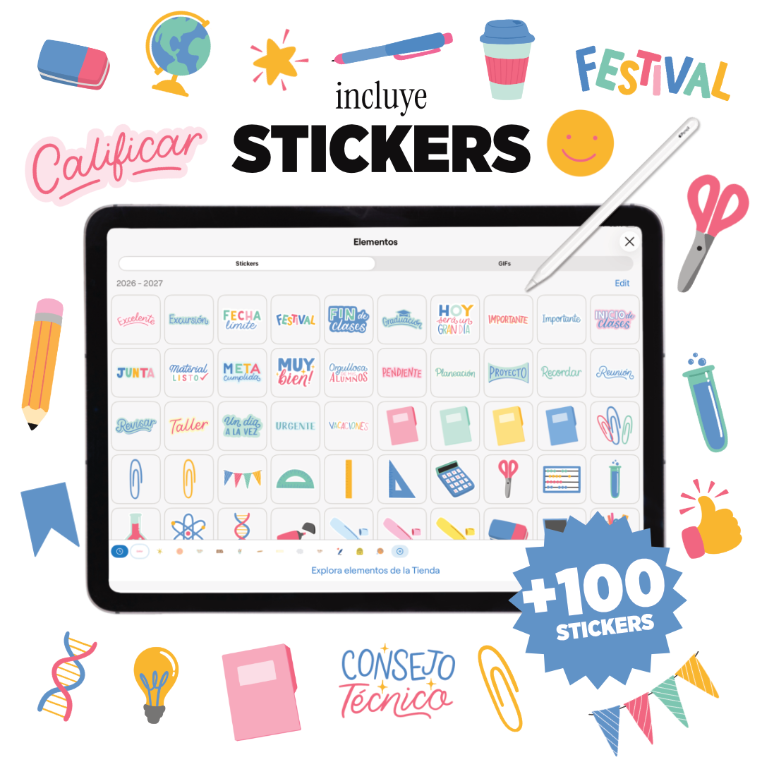 AGENDA DIGITAL MAESTROS 2026 - 2027 COLORFUL: imagen 4